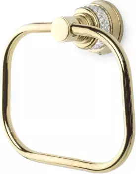 Полотенцедержатель кольцо Boheme Aura 10245-G золотой