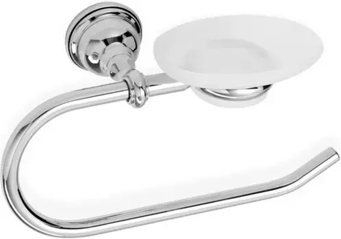 Полотенцедержатель кольцо с мыльницей Stil Haus Elite EL79(08) хром