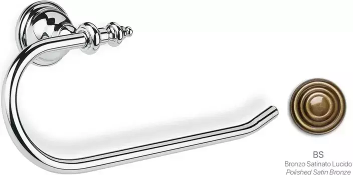 Полотенцедержатель кольцо Stil Haus Elite EL07(25) бронза