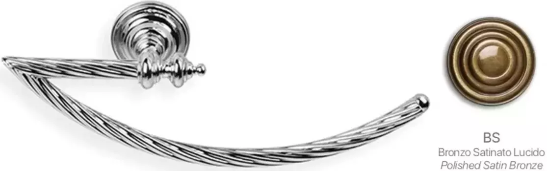 Полотенцедержатель кольцо Stil Haus Giunone G07(25) бронза