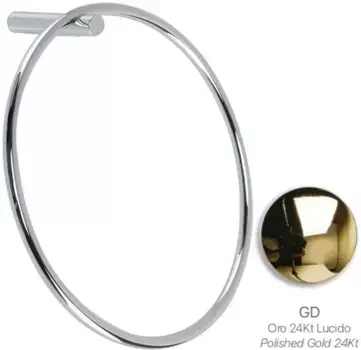 Полотенцедержатель кольцо Stil Haus Hashi HS07(16) золотой