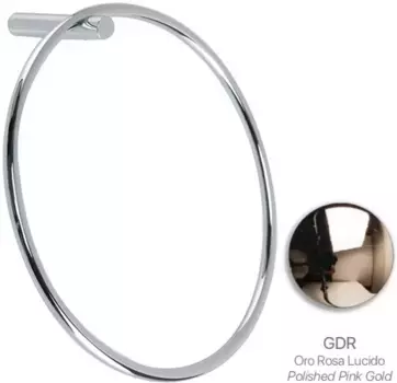 Полотенцедержатель кольцо Stil Haus Hashi HS07(17) розовое золото