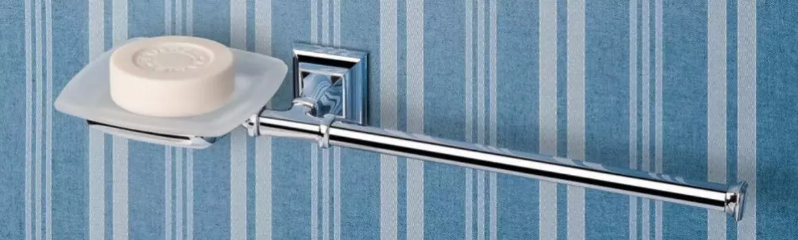 Полотенцедержатель с мыльницей 40 см Colombo Design Portofino B3274DX