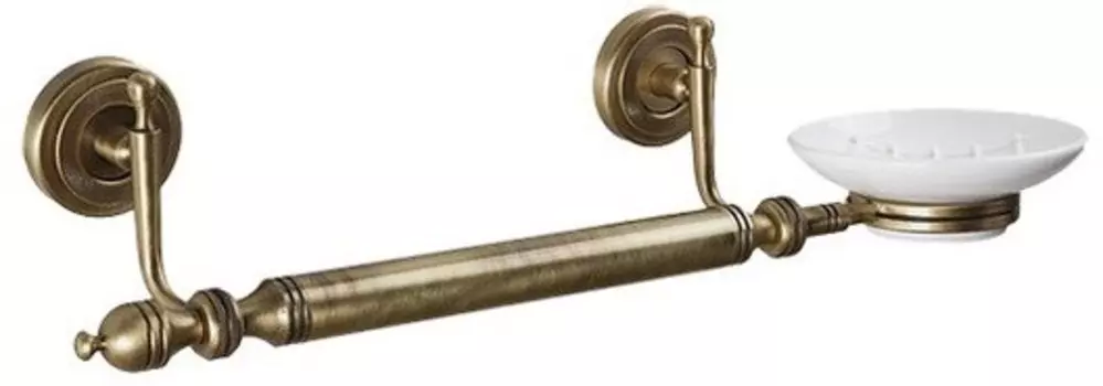 Полотенцедержатель с мыльницей Caprigo Royal 6716 C/BR