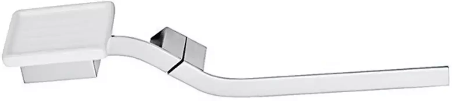 Полотенцедержатель с мыльницей Stil Haus Fluid FL69(08-BI) хром/белый