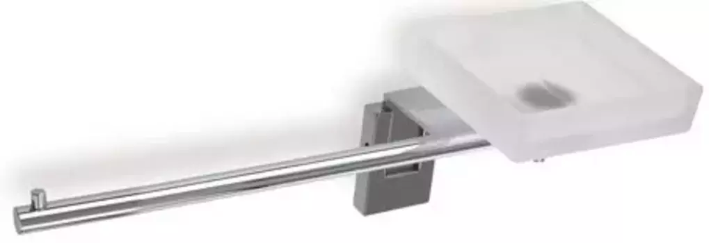 Полотенцедержатель с мыльницей Stil Haus Quid Q69(08) хром