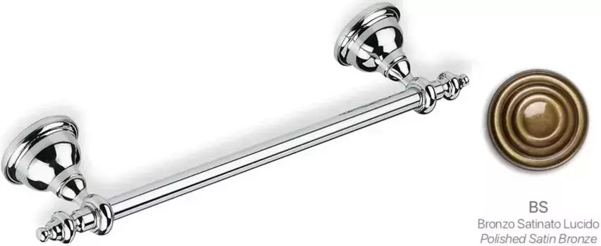 Полотенцедержатель Stil Haus Elite EL06(25) 42 см, бронза