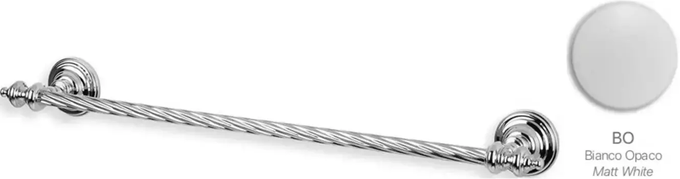 Полотенцедержатель Stil Haus Giunone G05(03) 60 см, хром/белый матовый