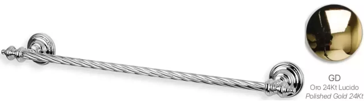 Полотенцедержатель Stil Haus Giunone G05(16) 60 см, золотой