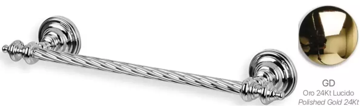 Полотенцедержатель Stil Haus Giunone G06(16) 40,5 см, золотой