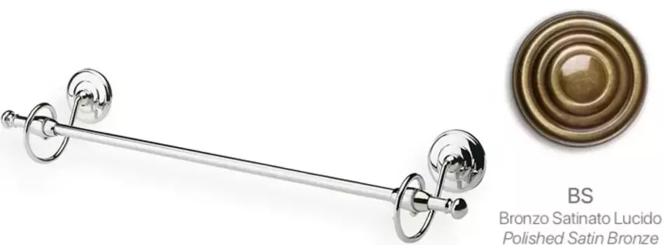 Полотенцедержатель Stil Haus Idra I05(25) 63 см, бронза