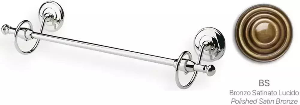 Полотенцедержатель Stil Haus Idra I06(25) 34 см, бронза