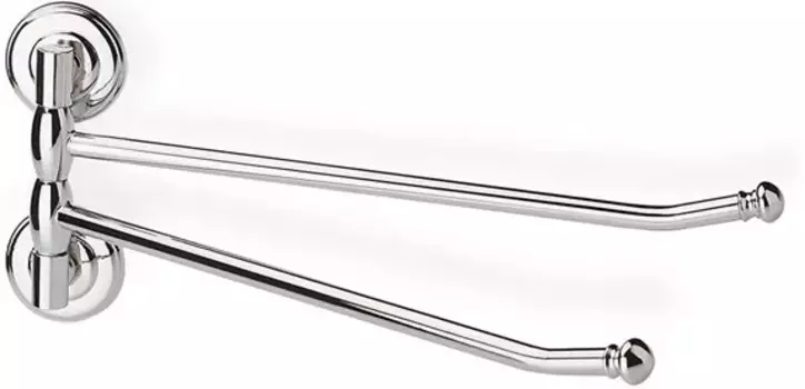 Полотенцедержатель Stil Haus Idra I16(08) 38 см, поворотный, двойной, хром