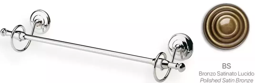 Полотенцедержатель Stil Haus Idra I45(25) 45 см, бронза