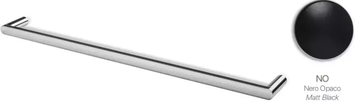 Полотенцедержатель Stil Haus Living LV05(05) 62 см, хром/черный матовый