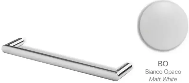 Полотенцедержатель Stil Haus Living LV06(03) 32 см, хром/белый матовый