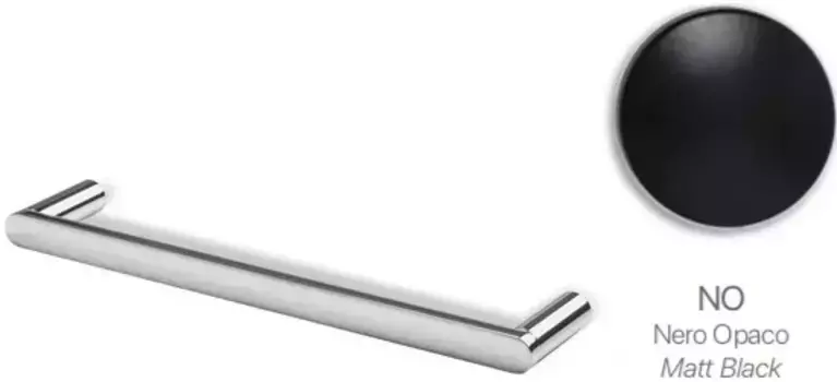 Полотенцедержатель Stil Haus Living LV06(05) 32 см, хром/черный матовый