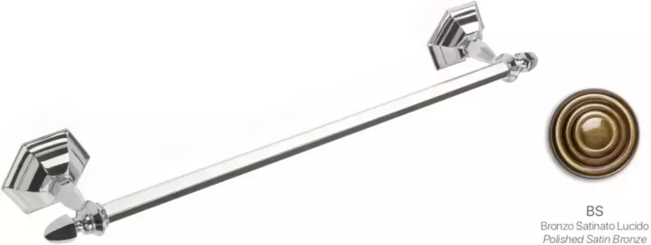 Полотенцедержатель Stil Haus Marte MA05(25) 60 см, бронза