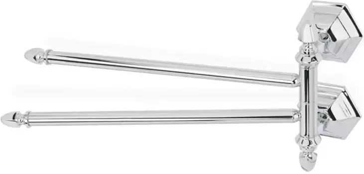 Полотенцедержатель Stil Haus Marte MA16(08) 43 см, поворотный, двойной, хром