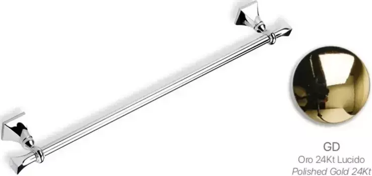 Полотенцедержатель Stil Haus Prisma PR05(16) 60 см, золотой