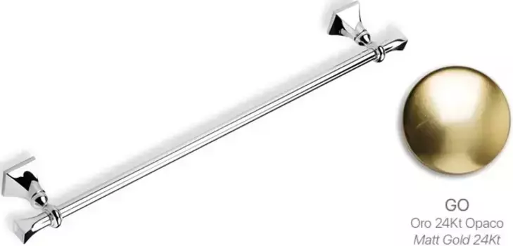 Полотенцедержатель Stil Haus Prisma PR05(18) 60 см, золотой матовый