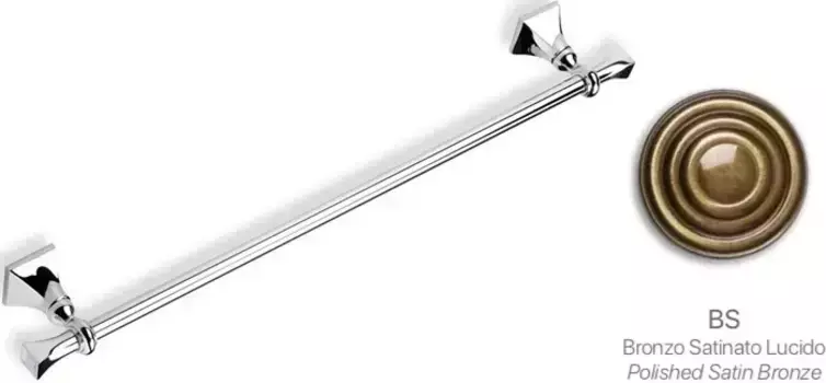 Полотенцедержатель Stil Haus Prisma PR05(25) 60 см, бронза