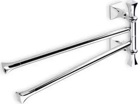 Полотенцедержатель Stil Haus Prisma PR16(08) 43 см, поворотный, двойной, хром