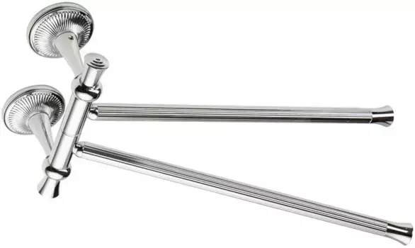 Полотенцедержатель Stil Haus Regal RG16(08) 43 см, поворотный, двойной, хром