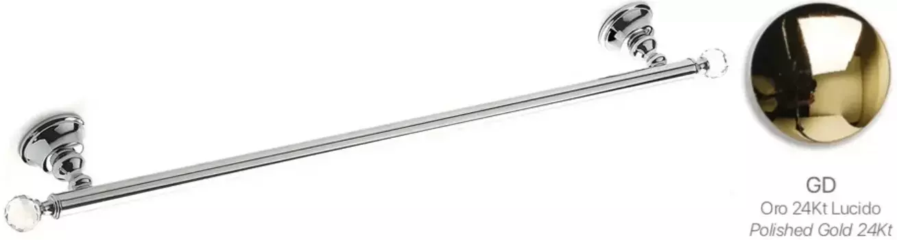 Полотенцедержатель Stil Haus Smart Light SL05(16) 62 см, золотой