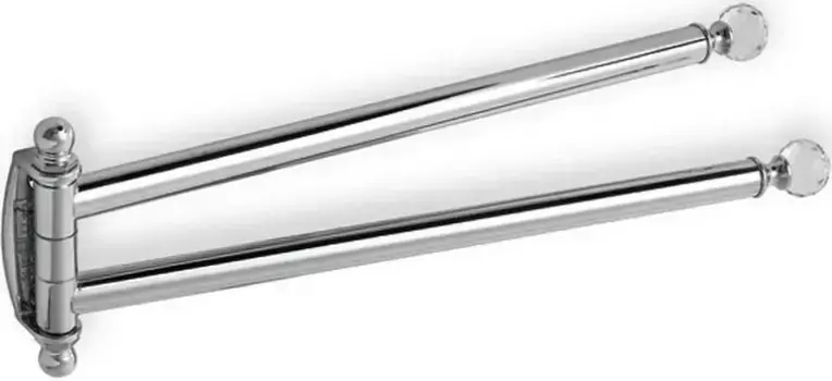 Полотенцедержатель Stil Haus Smart Light SL16(08) 35 см, поворотный, двойной, хром