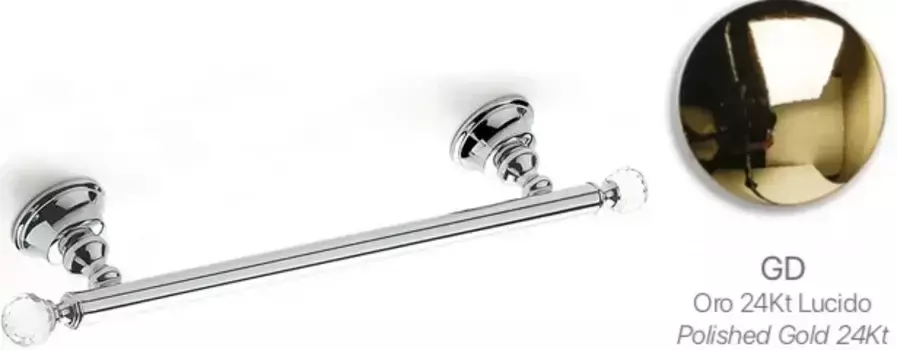 Полотенцедержатель Stil Haus Smart Light SL45(16) 45 см, золотой