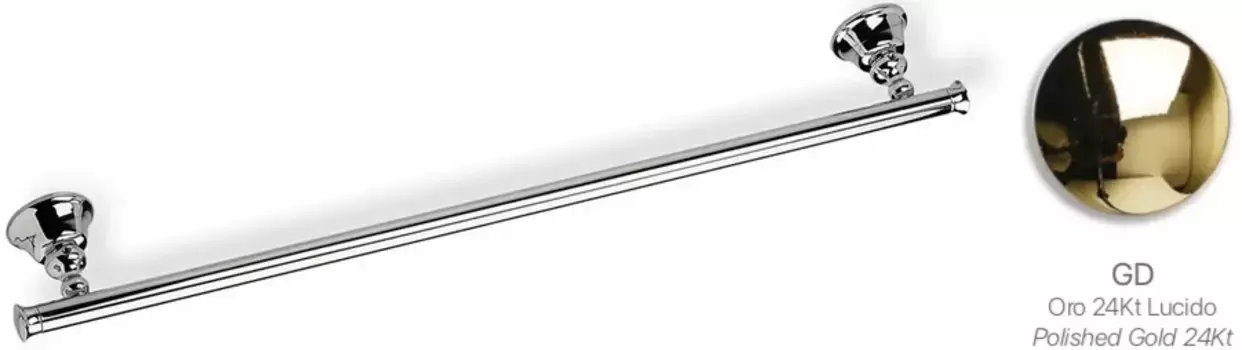 Полотенцедержатель Stil Haus Smart SM05(02) 57 см, хром/золотой