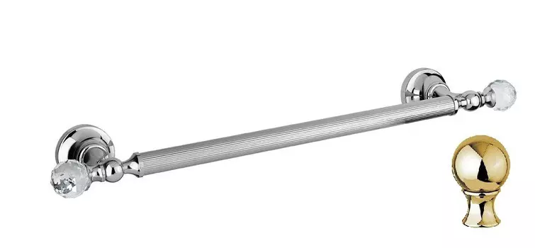 Полотенцедержатель золото 24 карат, металл Cezares Olimp OLIMP-TH05-03/24-M