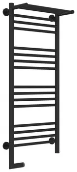 Полотенцесушитель электрический 1000х400 темный титан муар МЭМ левый Сунержа Богема с полкой 2.0 15-5206-1040