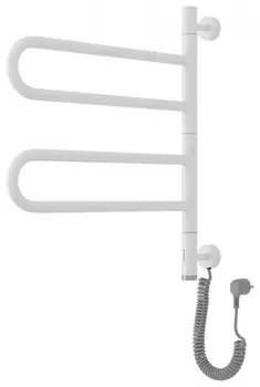 Полотенцесушитель электрический 567x535 белый глянец МЭМ Сунержа Парео 4.0-2С 12-0823-0567
