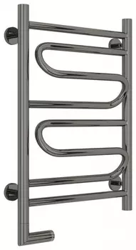 Полотенцесушитель электрический 600х400 черный хром МЭМ левый Сунержа Элегия 2.0 01-5218-6040