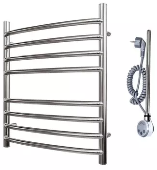 Полотенцесушитель электрический 600x532 ТЭН левый/правый Point Альфа П8 PN05156SE