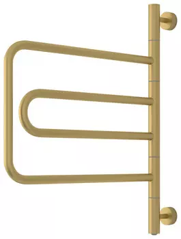 Полотенцесушитель электрический 637x577 золотой матовый Сунержа Компакт 032-0820-0640