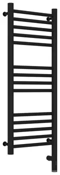 Полотенцесушитель электрический 800x300 черный матовый МЭМ правый, перемычка прямая Сунержа Богема 3.0 31-5805-8030