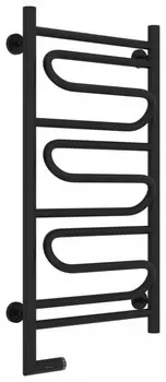 Полотенцесушитель электрический 800х400 черный матовый МЭМ левый Сунержа Элегия 2.0 31-5218-8040