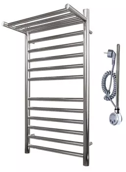 Полотенцесушитель электрический 800х432 ТЭН левый/правый Point Аврора Премиум П11 PN10148SPE