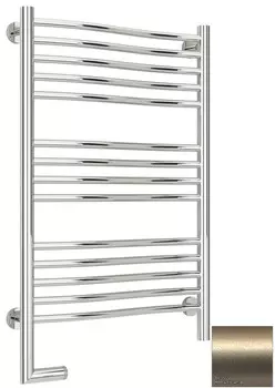 Полотенцесушитель электрический 800х500 шампань матовая МЭМ левый Сунержа Флюид 2.0 022-5220-8050