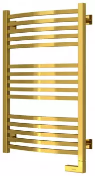 Полотенцесушитель электрический 800х500 золотой МЭМ правый Сунержа Аркус 2.0 03-5605-8050