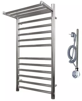 Полотенцесушитель электрический 800x532 ТЭН левый/правый Point Аврора Премиум П11 PN10158SPE