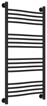 Полотенцесушитель водяной 1000x500 черный матовый Сунержа Флюид+ 31-0222-1050