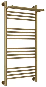 Полотенцесушитель водяной 1000х500 состаренная бронза Сунержа Богема с полкой+ 05-0223-1050