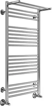 Полотенцесушитель водяной 1010х532 подключение нижнее Terminus Аврора с полкой П20