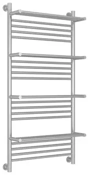 Полотенцесушитель водяной 1200х600 сатин Сунержа Богема с полкой+