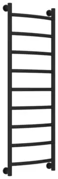Полотенцесушитель водяной 1200x400 черный матовый Сунержа Галант+ 31-0200-1240