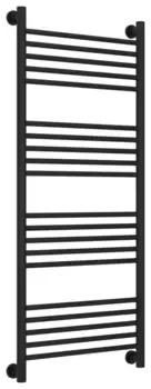 Полотенцесушитель водяной 1200x500 черный матовый Сунержа Богема+ 31-0220-1250